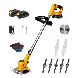Roçadeira Aparador Grama 2 Bateria 18v Recarregável