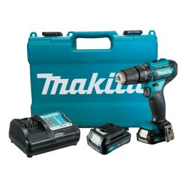 Kit 12v Para/furad Hp333dwye C/maleta+carregador+2bat Makita Azul-petróleo 12v 60hz