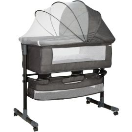 Berço Portátil Bebê Acoplado Co-Bed Connect Maxi baby (Grafite) - [PIX]