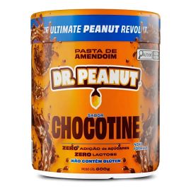 Pasta de Amendoim Dr. Peanut Gourmet Sabor Chocotine 600g - [PIX]