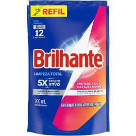 Brilhante Sabão Liquido Limpeza Total Refil 900 Ml - [RECORRÊNCIA]