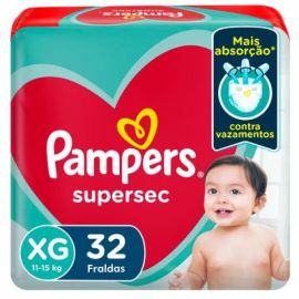 Fralda Pampers Supersec XG 32 Unidades - [PIX]