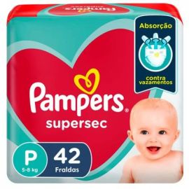 Fralda Pampers Supersec P 42 Un - [PIX]