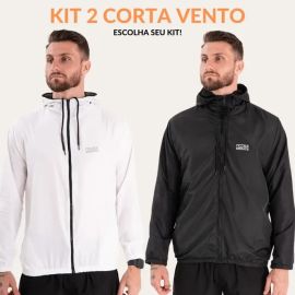 Kit com 2 Corta Vento Liso Rock Saints - [PIX]