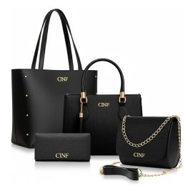 Kit Bolsas Feminina Sacola Transversal Tira Colo Carteira (variações de cores disponíveis)