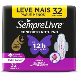 Sempre Livre Absorvente Externo Noturno Plus Noite e Dia Suave 32un - [RECORRÊNCIA]