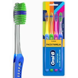 Oral-B Escova de Dente Clean Indicator Color Collection, 4 Unidades