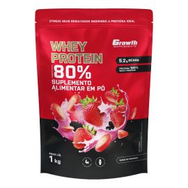 Whey Protein Concentrado 1 kg Growth Supplements - [PIX]