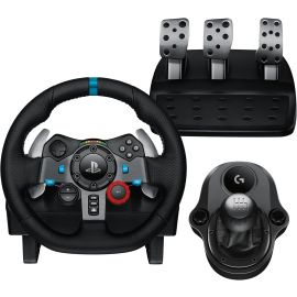Combo Volante, Pedais e Cambio Logitech G29 para PS5, PS4, PS3 e PC