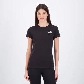 Camiseta Puma Ess Small No. 1 Logo Feminina Preta