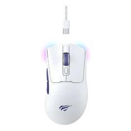 Mouse Usb Preto com 7 Botoes - Havit Ms966se Sem Fio 10kdpi Cor Branco