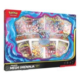 Box Pokémon Coleção Mega Greninja Ex Português