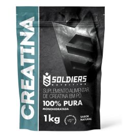 Creatina 1kg Suplemento Em Pó 100% Pura - Soldiers Nutrition Natural
