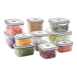 Conjunto de 10 Potes Herméticos de Plástico Electrolux