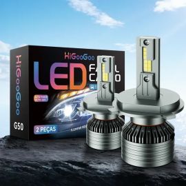 Higoogoo G50 150W LED Par Carro Farol H4 H1 H7 H11 HB3 HB4 H3
