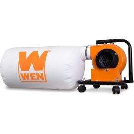 WEN DC3401 5,7 Amp 660 CFM coletor de poeira com bolsa de 38 litros e suporte de parede opcional