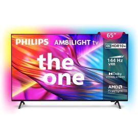 PHILIPS, Smart TV, Ambilight THE ONE 65" 4K 144 Hz, Titan OS, 65PUG8929/78, P5, DTS Play-Fi, Freesync, Dolby Vision e Atmos, 40 WRMS