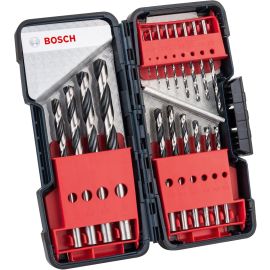 Bosch JogoBroca Metal HSS-PointTeQ ToughBox 1-10mm 18 peças