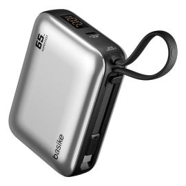 Power Bank Basike 20000mAh para Notebook e Celular com Cabo USB-C 65W - [PIX]