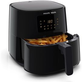 Philips Walita Preta Fritadeira Airfryer Essential XL Digital, 6.2L de capacidade
