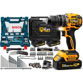 Parafusadeira Furadeira de Impacto Brushless + Kit Bosch 68 peças