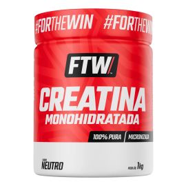 Creatina Monohidratada 100% Pura Pote 1kg - FTW
