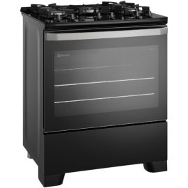Fogão de Piso 5 Bocas à Gás Electrolux FE5GB Efficient com Mesa de Vidro Preto Bivolt - [PIX]