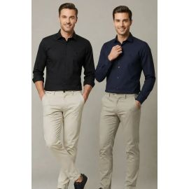 Kit 2 Camisas Slim Fit Polo Wear - [PIX]