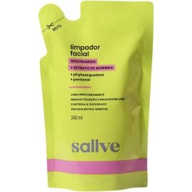 Sallve Refil Limpador Facial 240ml - Niacinamida, Extrato de Moringa - [RECORRÊNCIA]