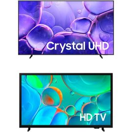 Smart TV 85" Crystal UHD 4K + Smart TV-43" QLED Full HD - [PIX]