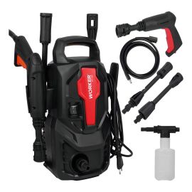 Lavadora de Alta Pressão Potente 1305lbs Kit Shampoo Worker