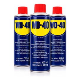 3 Und Wd40 Spray Produto Multiuso Lubrifica Desengripa 300ml