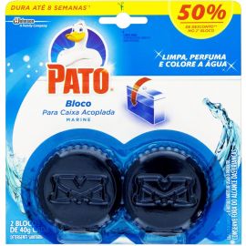 Pato Desodorizador Sanitário Caixa Acoplada Marine, Limpeza Banheiro, 2 Discos - [RECORRÊNCIA]
