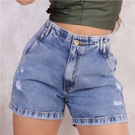 Short Mon Meia Coxa Cintura Alta - [PIX]
