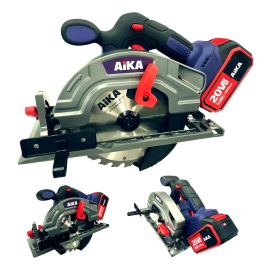 Serra Circular Aika 165mm 20v Brushless + 2 Baterias 4ah