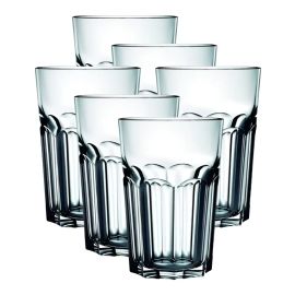 Copos de Vidro Grosso Original Line Glass de 400 Ml Água Suco Drink Premium