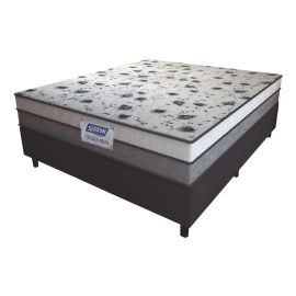 Gazin cama box casal colchão espuma d33 fort 138x188x59cm suporta até 150kg por pessoa