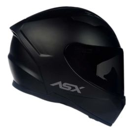 Capacete Asx City Solid Preto Fosco Integral Adulto