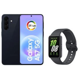 Smartphone Samsung Galaxy A57 128GB Azul Escuro - 5G + Smartband Samsung Galaxy Fit3 Grafite - [PIX]