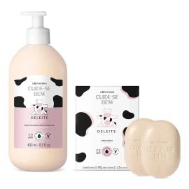 Combo Cuide-se Bem Deleite: Loção Corporal 400ml + Sabonetes - [PIX]