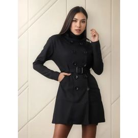 Sobretudo Casaco Feminino Com 10 Botoes