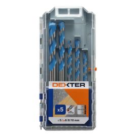 Jogo De Brocas Escalonadas 5 Peças Dexter 5 A 10mm