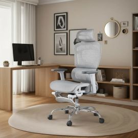 Cadeira de Escritório Ergonômica Mônaco WT07 Luvinco Malha