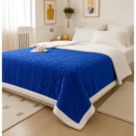 Cobertor Manta de Casal 2,00x1,80 Canelada Sherpa Cores - [PIX]