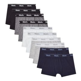 Kit com 10 Cuecas Infantis Meninos Modelagem Boxer Mash - [PIX]