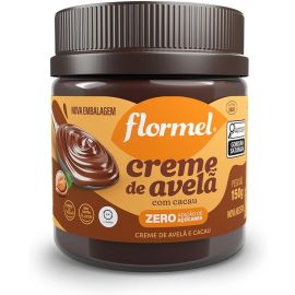 Leve 2 - Creme de Avela com Cacau FLORMEL Zero Açúcar - 150 Gramas - [RECORRÊNCIA]