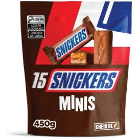 Chocolate Snickers Original Minis 15 unidades