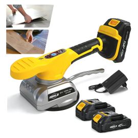 Maquina Assentar Piso Porcelanato Sem Fio Vibratoria Ventosa 21v
