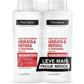 Neutrogena Hidratante Corporal Body Care Intensive Hidrata&Repara, Kit com 2 Unidades de 400ml - [RECORRÊNCIA]