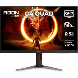 Monitor Gamer AOC AGON QUAD 27" QHD 180Hz 0,5ms IPS HDR10 Base Ajustável Q27G4F Preto